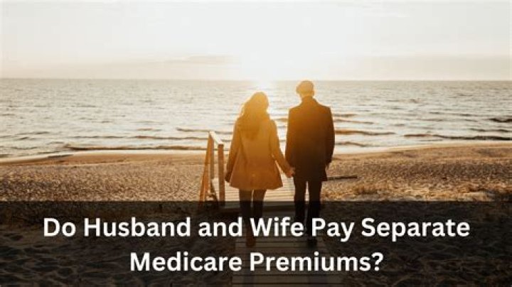 Do husband and wife pay separate Medicare premiums?