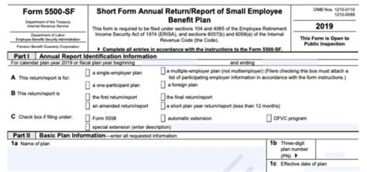 Do I have to file Form 5500-SF?