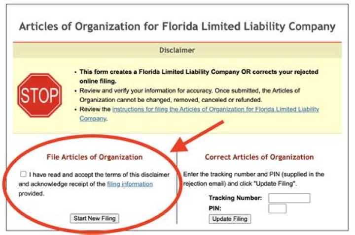Do I need articles of organization for an LLC in Florida?