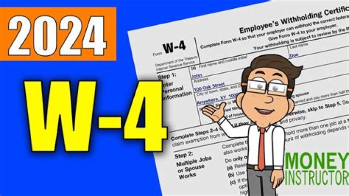 Do I need to fill out a W-4 every year?