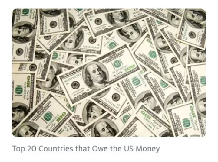 Do other countries owe the US money?