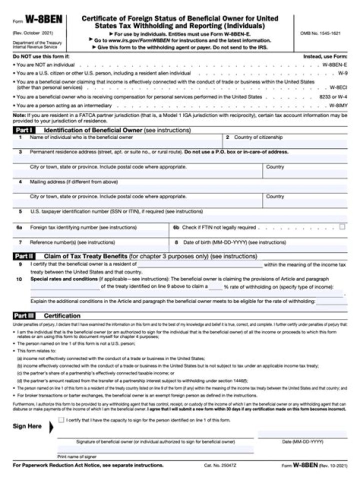 Do UK companies need to complete a w8 form?