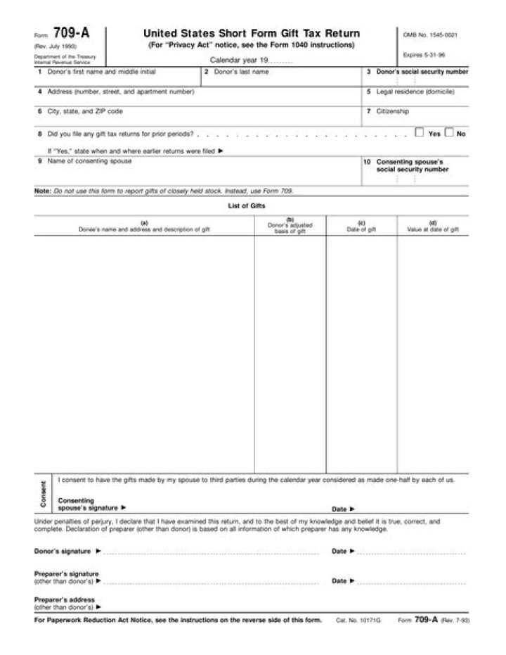 Do you have to fill out Tax Form 709?