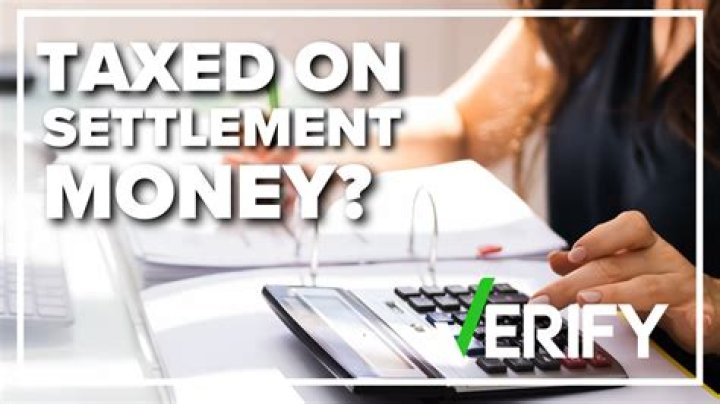 Do you have to pay taxes on a settlement?