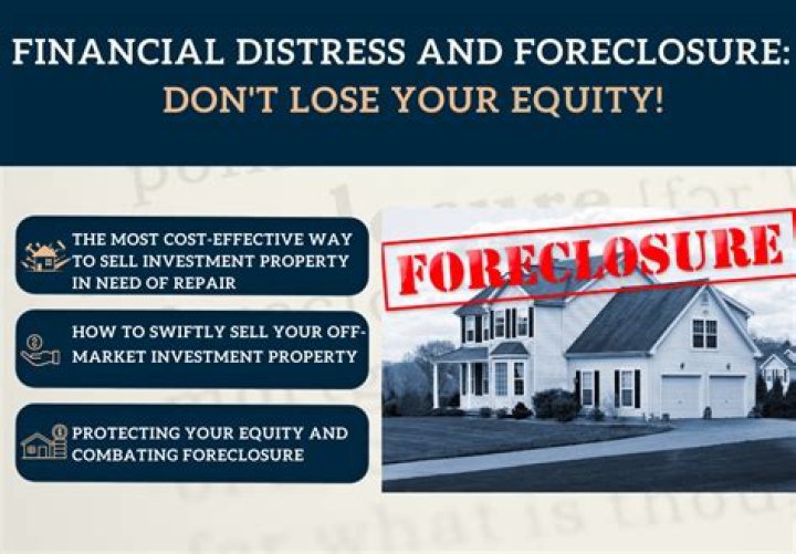 Do you lose equity in foreclosure?