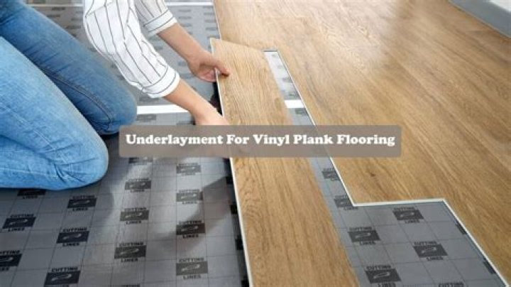 Do you need underlayment for vinyl flooring on subfloor?