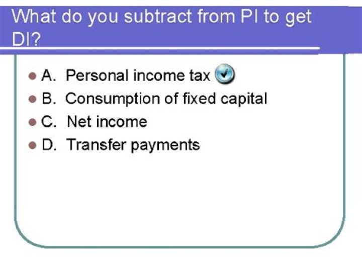 Do you subtract income tax?