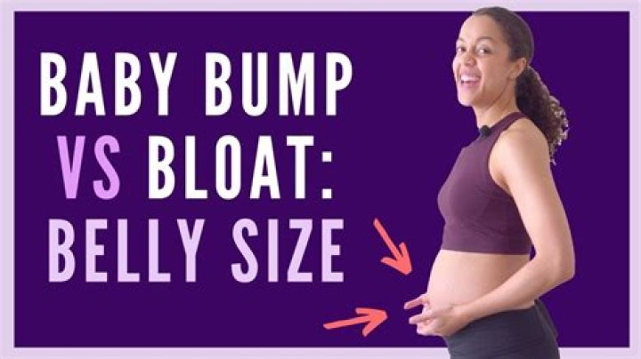 Does a big bump mean big baby?