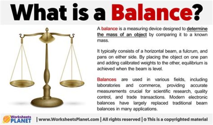 Does balance mean equality?