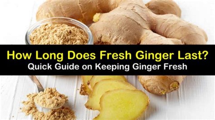 Does fresh ginger go bad?