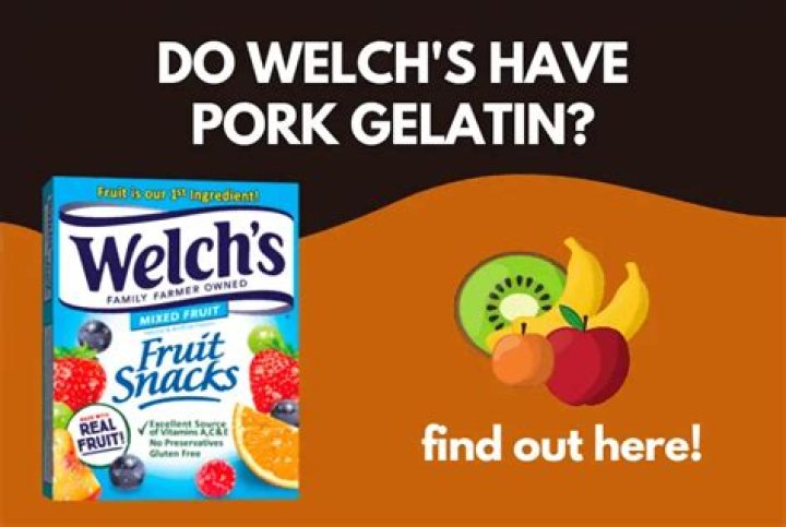 Does gelatin have pork?