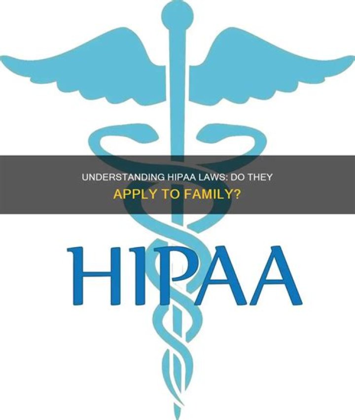 Does HIPAA laws apply to family members?