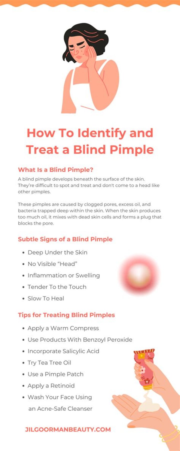 Does icing a blind pimple help?