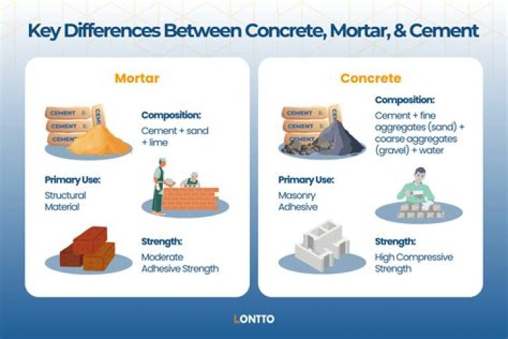 Does mortar hold bricks together?