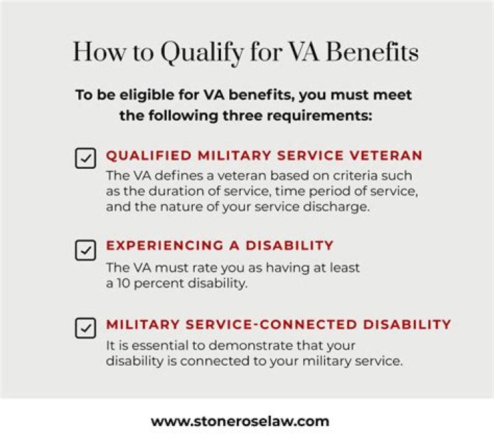 Does my husband qualify for VA benefits?