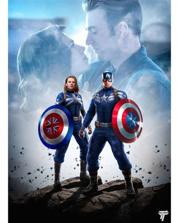 Does Peggy kiss Captain America?