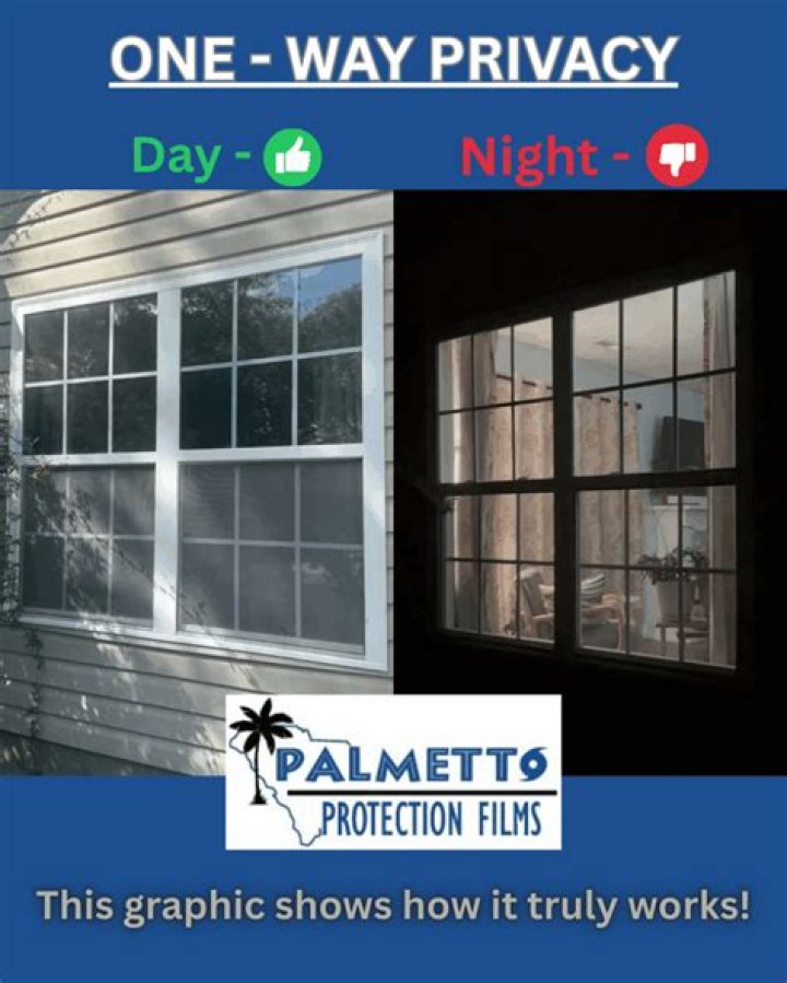 Does privacy glass work at night?