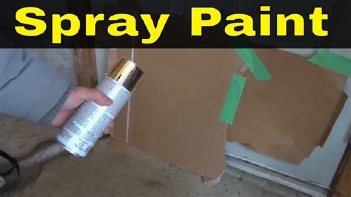 Does spray paint stick to wax?