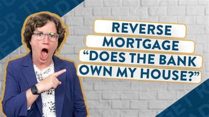 Does the bank technically own your house?