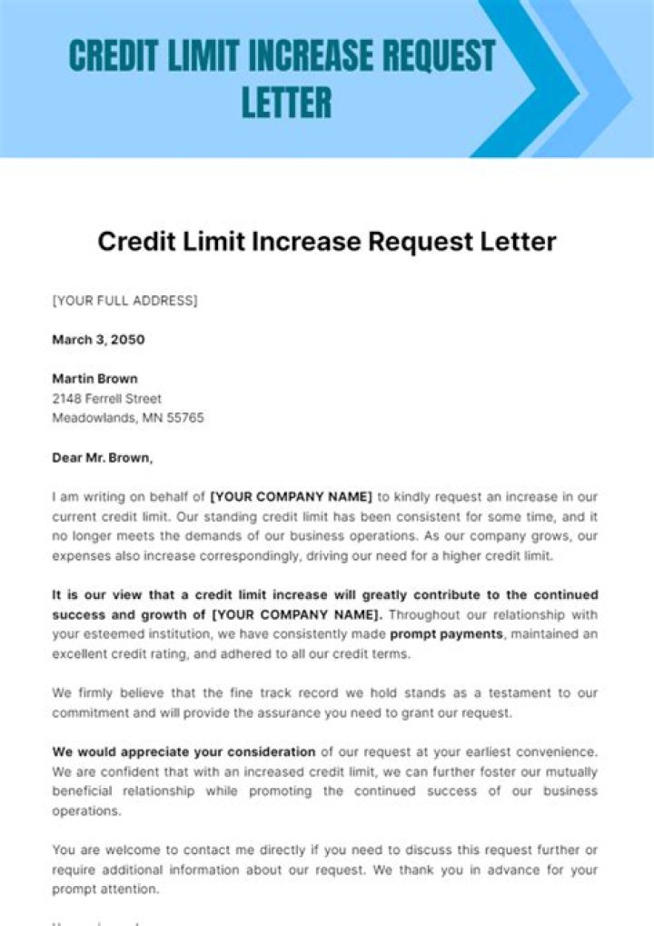 How are business credit limits determined?