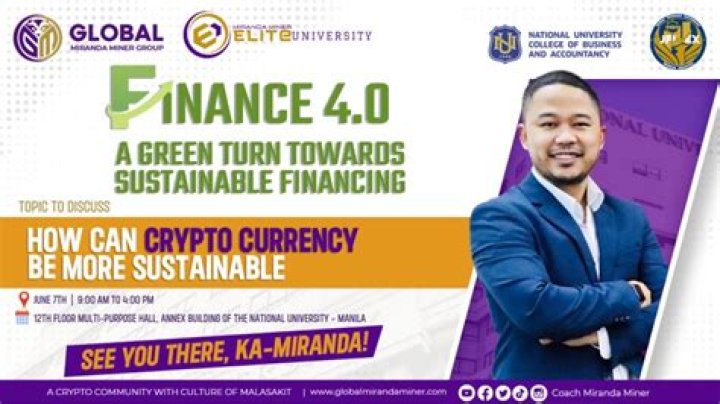 How can cryptocurrency be more sustainable?
