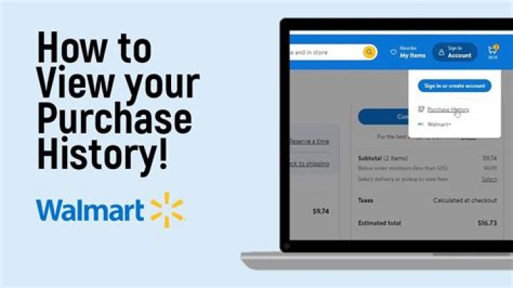 How can I check my Walmart purchase history?