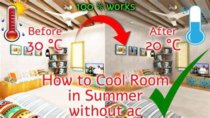 How can I cool my room to face the sun?