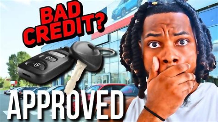 How can I get a first car with bad credit?