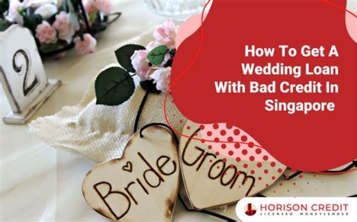 How can I get a wedding loan with bad credit?