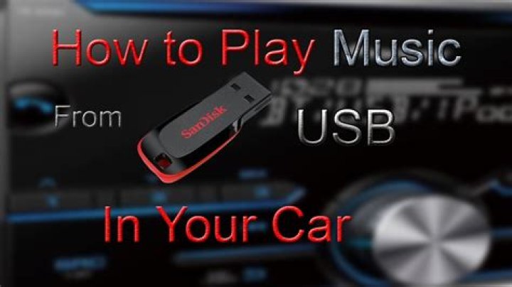 How can I play music from my phone through my USB in my car?