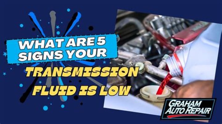 How can I tell if my car needs transmission fluid?