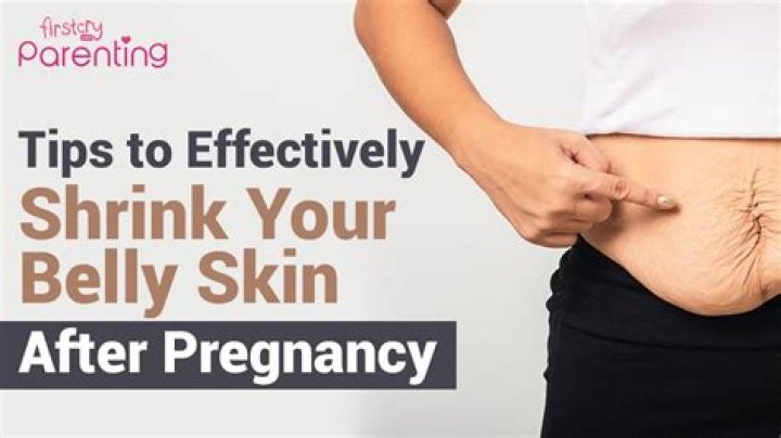 How can I tighten my belly skin at home?