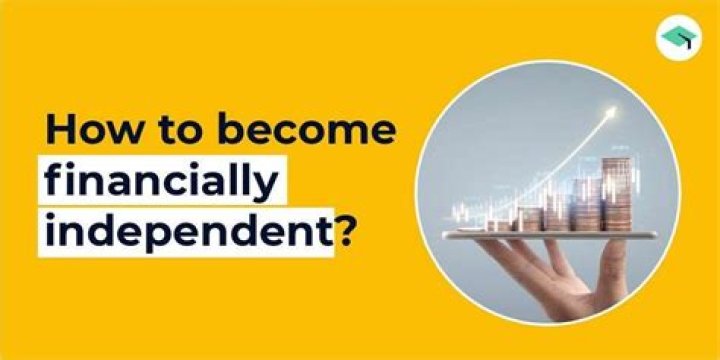 How can one be financially independent?