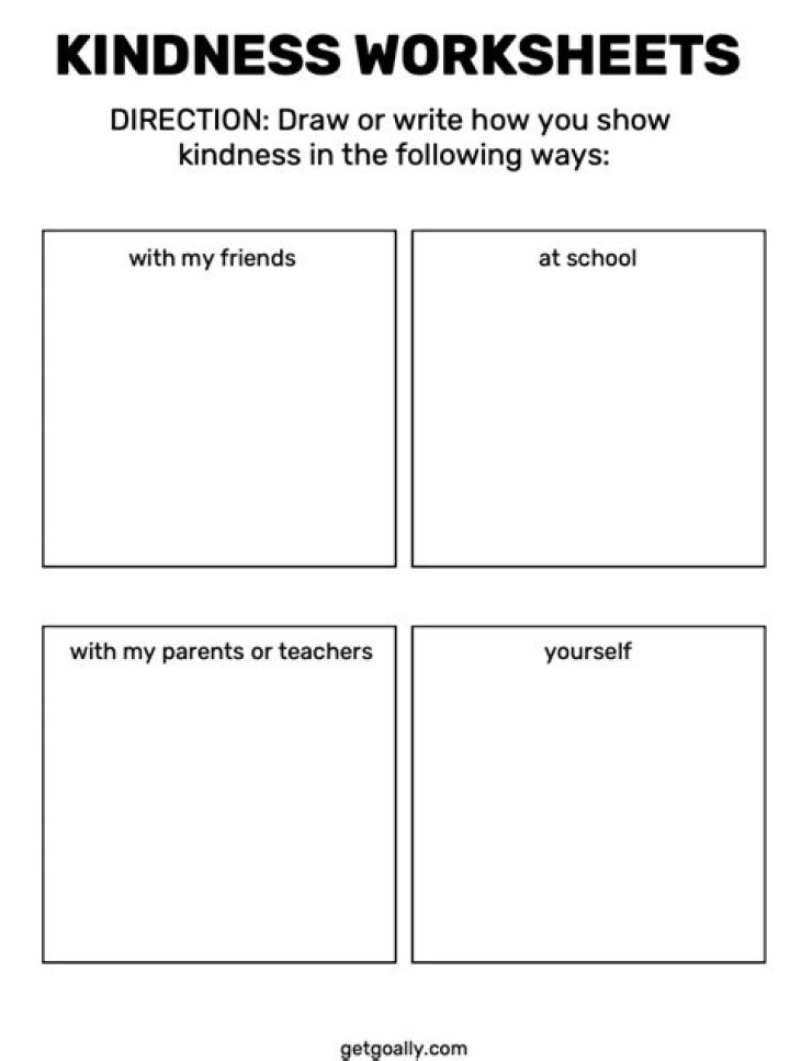 How can you show kindness at home?