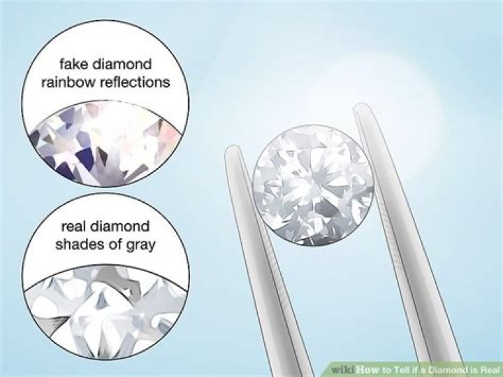 How can you tell if a diamond is real?