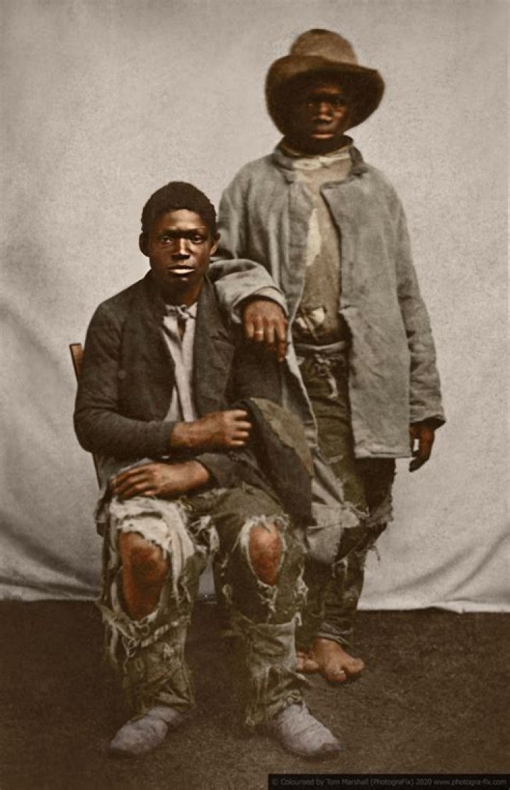 How did Black slaves dress?