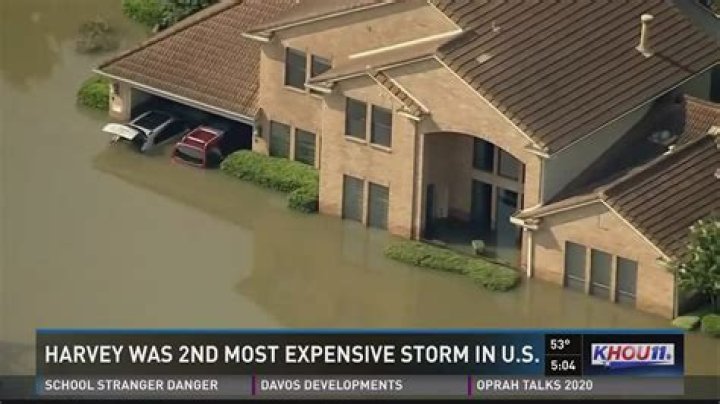 How did Hurricane Harvey affect businesses?