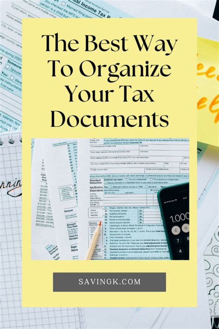 How do accountants organize tax documents?