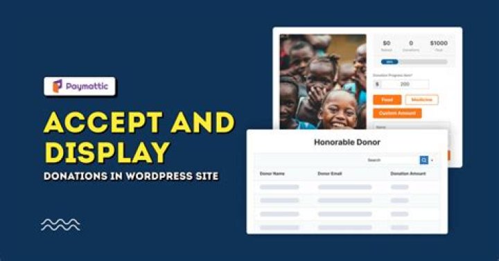 How do I accept donations electronically?