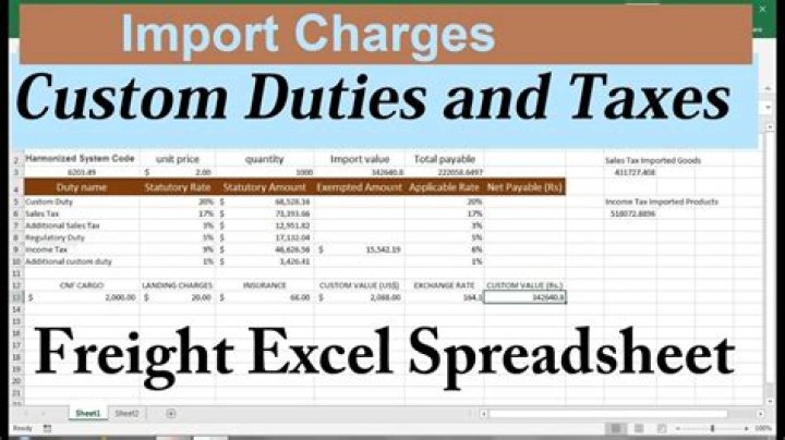 How do I calculate freight charges in Excel?