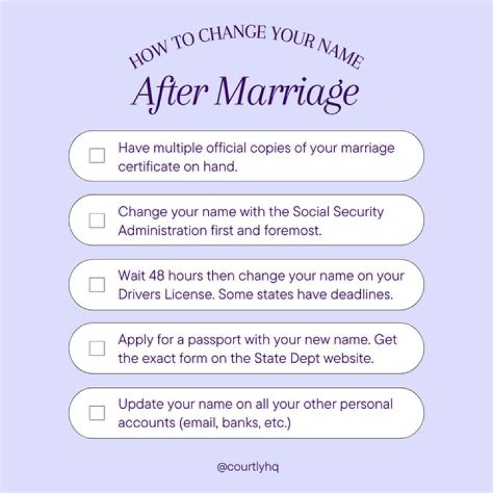 How do I change my name after marriage in MA?