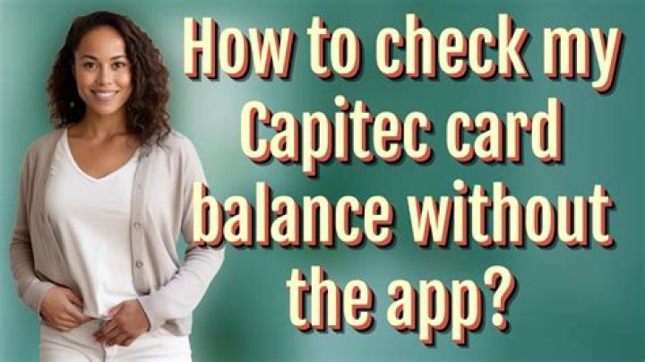 How do I check my capitec balance online?