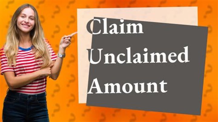 How do I claim unclaimed money?