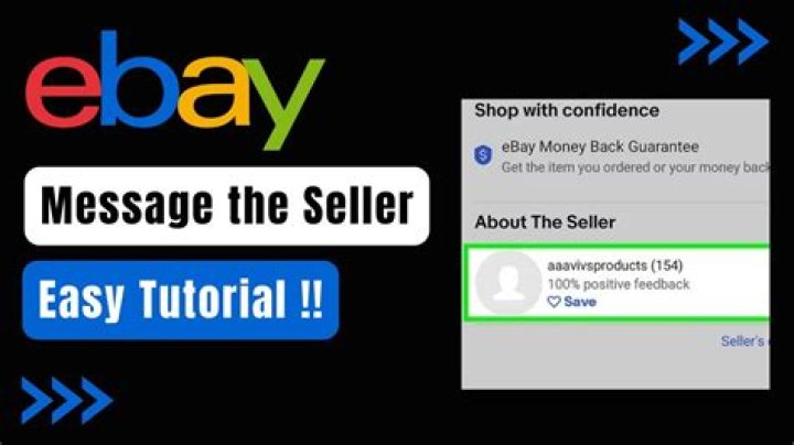 How do I contact eBay seller after purchase?