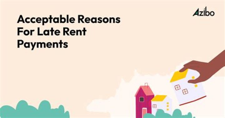 How do I deal with a late rent payment?