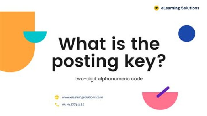 How do I find my posting key in SAP?