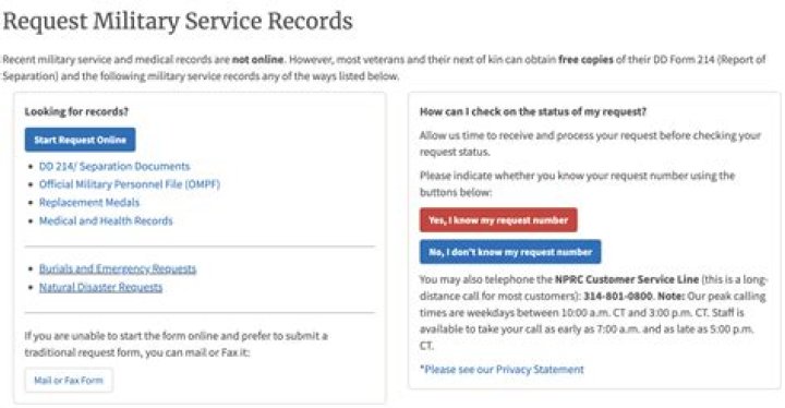 How do I get a copy of my military discharge papers?