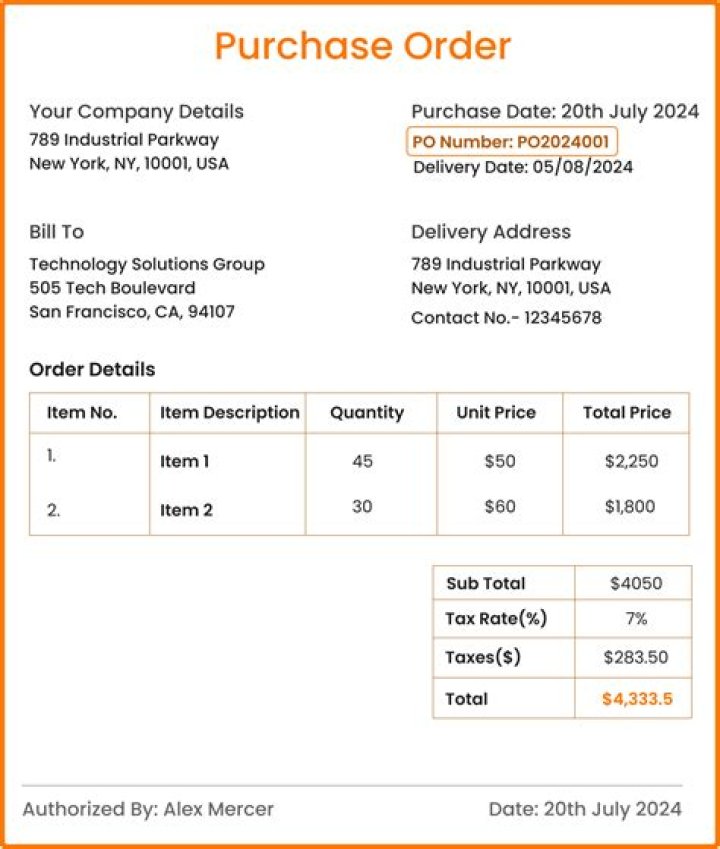 How do I get a purchase order number?