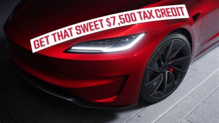 How do I get full 7500 EV tax credit?