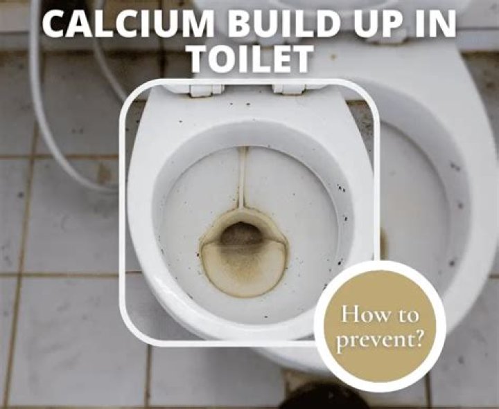 How do I get rid of calcium build up in my toilet?